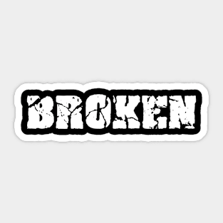 Broken Sticker